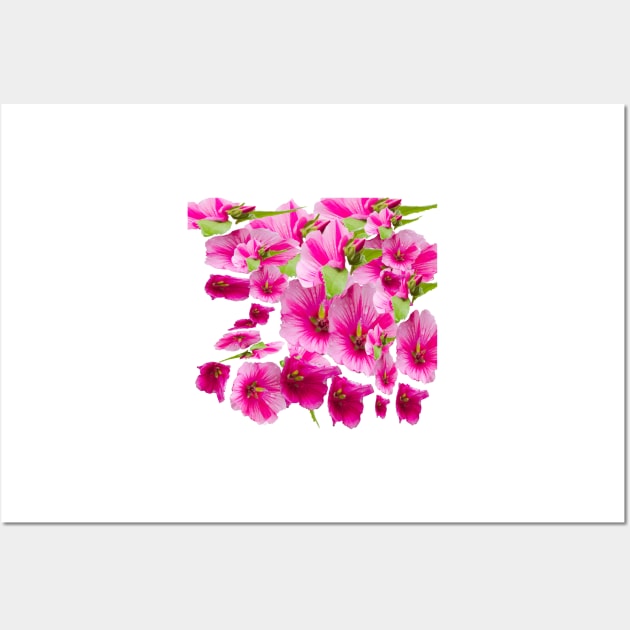 pink flowers aplenty Wall Art by bywhacky